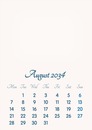 August 2034 // 2019 to 2046 // VIP Calendar // Basic Color // English