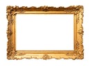 Horizontal Baroque Gold Frame Photo Frame Effect