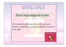 mi mejor amigo diploma