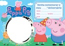 Convite Peppa Pig
