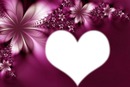 coeur violet