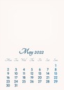 May 2022 // 2019 to 2046 // VIP Calendar // Basic Color // English