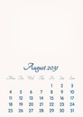 August 2031 // 2019 to 2046 // VIP Calendar // Basic Color // English