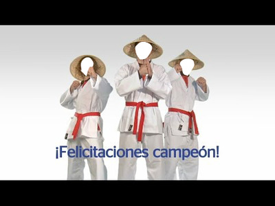 felicidades campeon 1 Fotómontázs