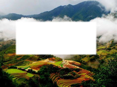 paysage vietnam Fotomontagem