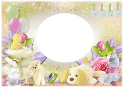 cadre baby Photo frame effect