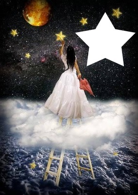 my star  in heaven Фотомонтажа