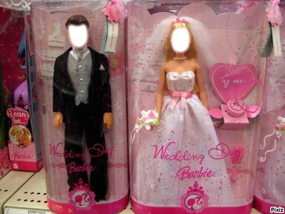 Barbie mariée Фотомонтаж
