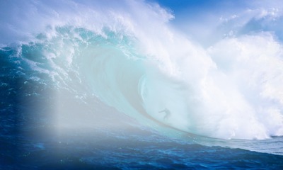 Surfing Photo frame effect