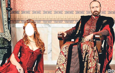sultan solayman and huyam Fotomontagem