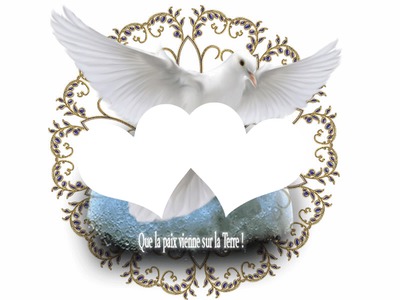 Montage Photo Paix Amour Pixiz