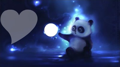 mon panda Fotomontáž