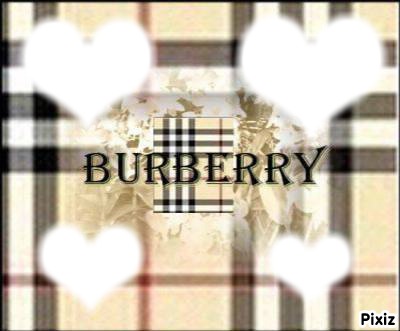 burberry Fotomontage