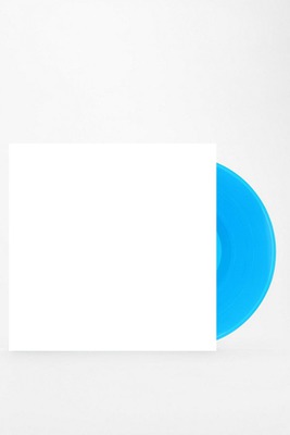 blue vinyl record Fotomontagem