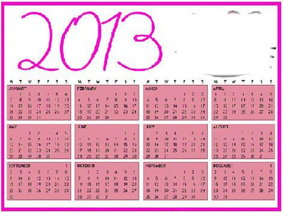 calendario hello kity Fotomontasje