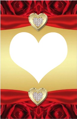 hearts Photo frame effect