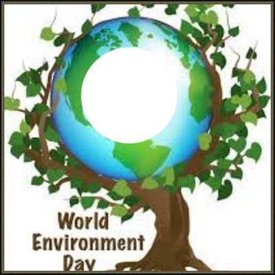 World Environment Day! Photo frame effect