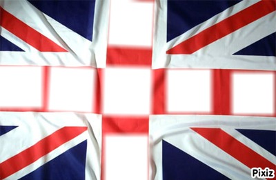 drapeau anglais Photomontage