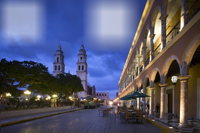 catedral de campeche Photomontage
