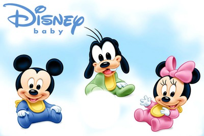 Mickey Baby Photomontage