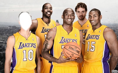 lakers 2013 Photo frame effect