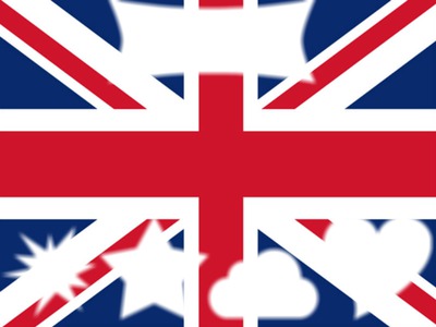uk flag for directioners Photo frame effect