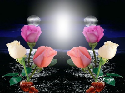 linda flores para ti Photo frame effect