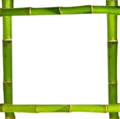 cadre bambou Montaje fotografico