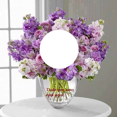 vaso de flor Fotomontaggio