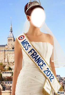 Miss-France-2012 Photo frame effect