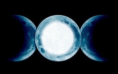 Moon Wicca Fotomontažas