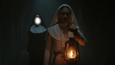 the nun Valokuvamontaasi