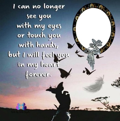 in my heart forever Photo frame effect