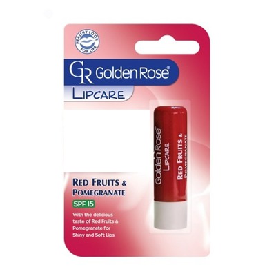 Golden Rose Lip Care Pomegranate Lip Balm Photomontage