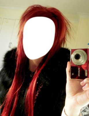 Hair red Φωτομοντάζ