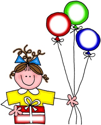 menina com balões Fotomontagem