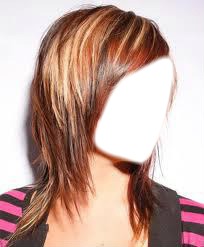 Hair orange Photomontage