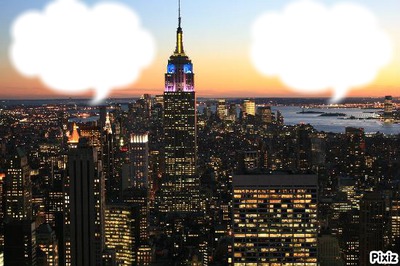 NEW YORK Photo frame effect