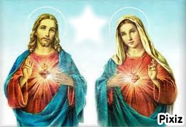 jesus et marie Fotomontáž