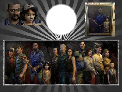 The Walking Dead el juego Montaje fotografico