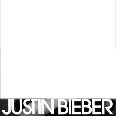 Justin Bieber My Worl 2.0 フォトモンタージュ