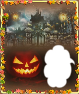 "halloween" Photo frame effect