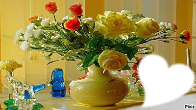 bouquet romantique Фотомонтаж