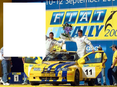 Fiat Rally 2004 Photo frame effect