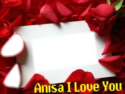 love of flowers Photo frame effect
