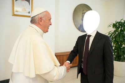 Papa Francisco Montaje fotografico