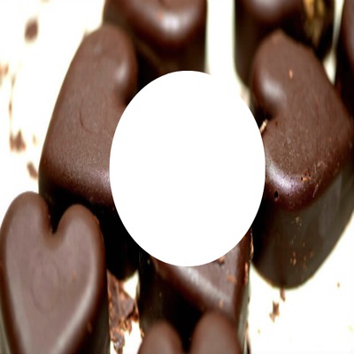 fond coeur chocolat Fotomontáž
