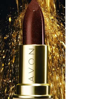 Avon Ultra Color Rich 24k Gold Lipstick フォトモンタージュ