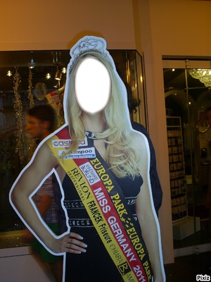 miss univers!!!: blonde Montaje fotografico
