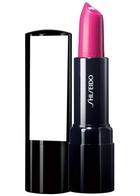 Shiseido Perfect Rouge Lipstick Pink フォトモンタージュ